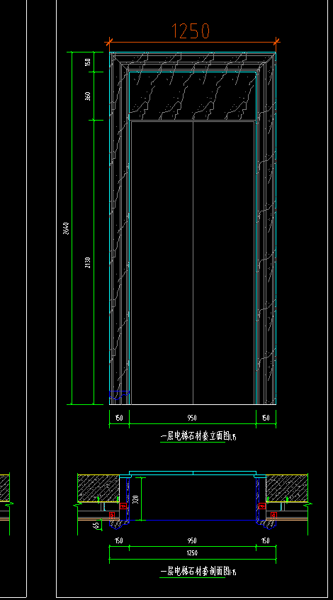 电梯石材门套工程量应该如何计算?